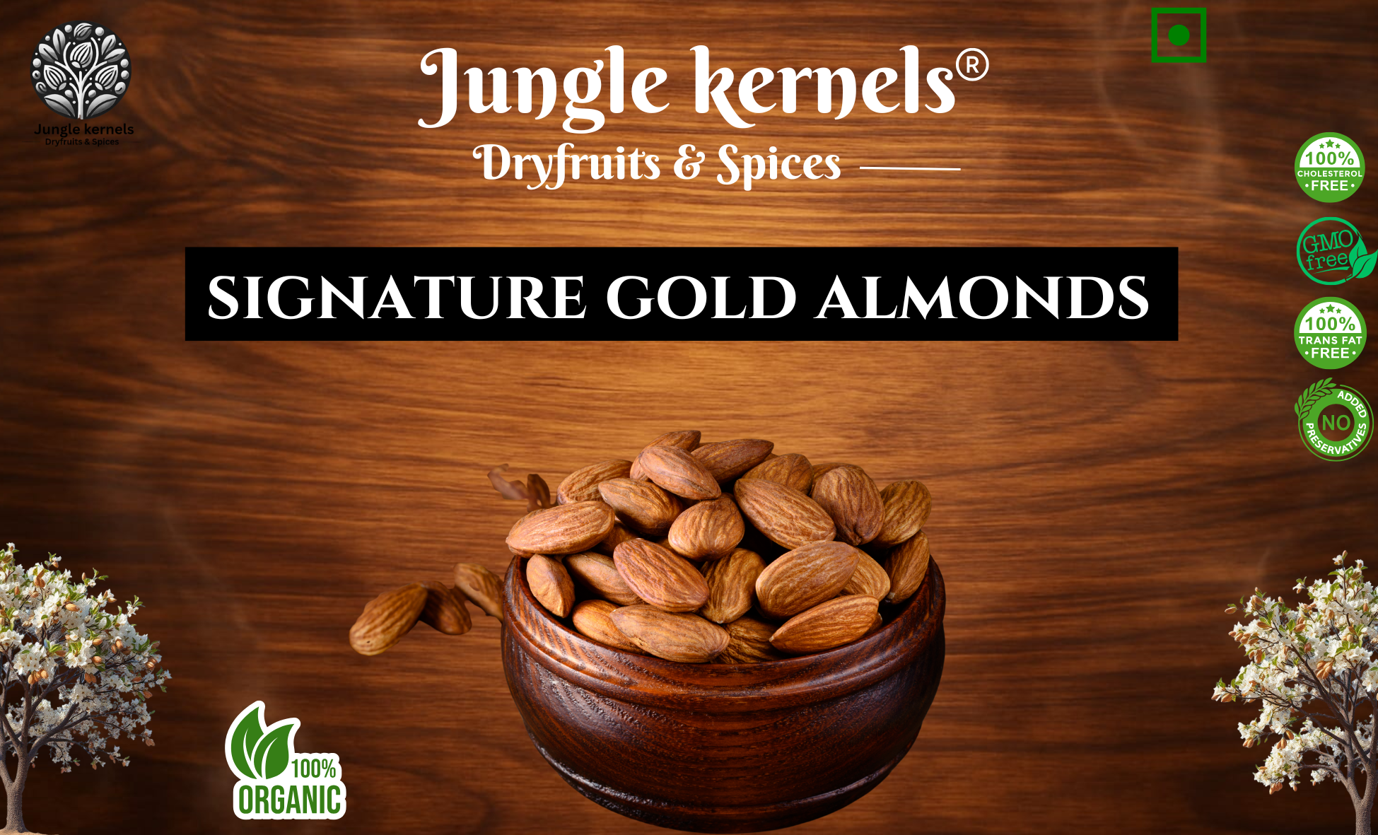 Jungle Kernels Signature Gold Almonds