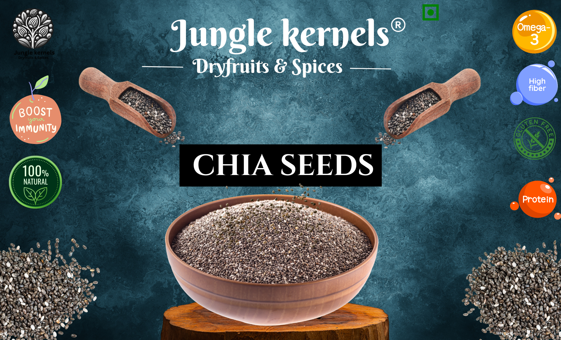 Jungle kernels Chia Seeds