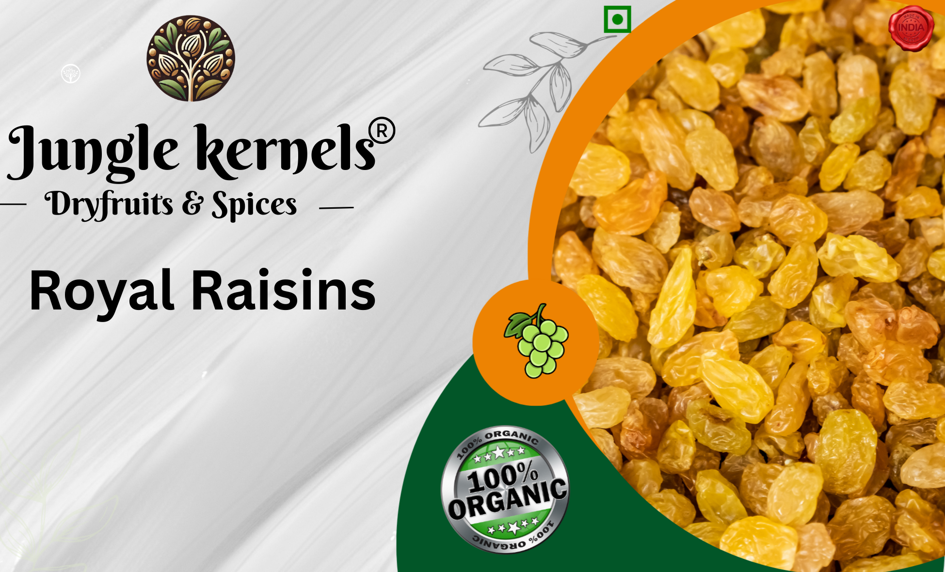 JUNGLE KERNELS ROYAL RAISINS